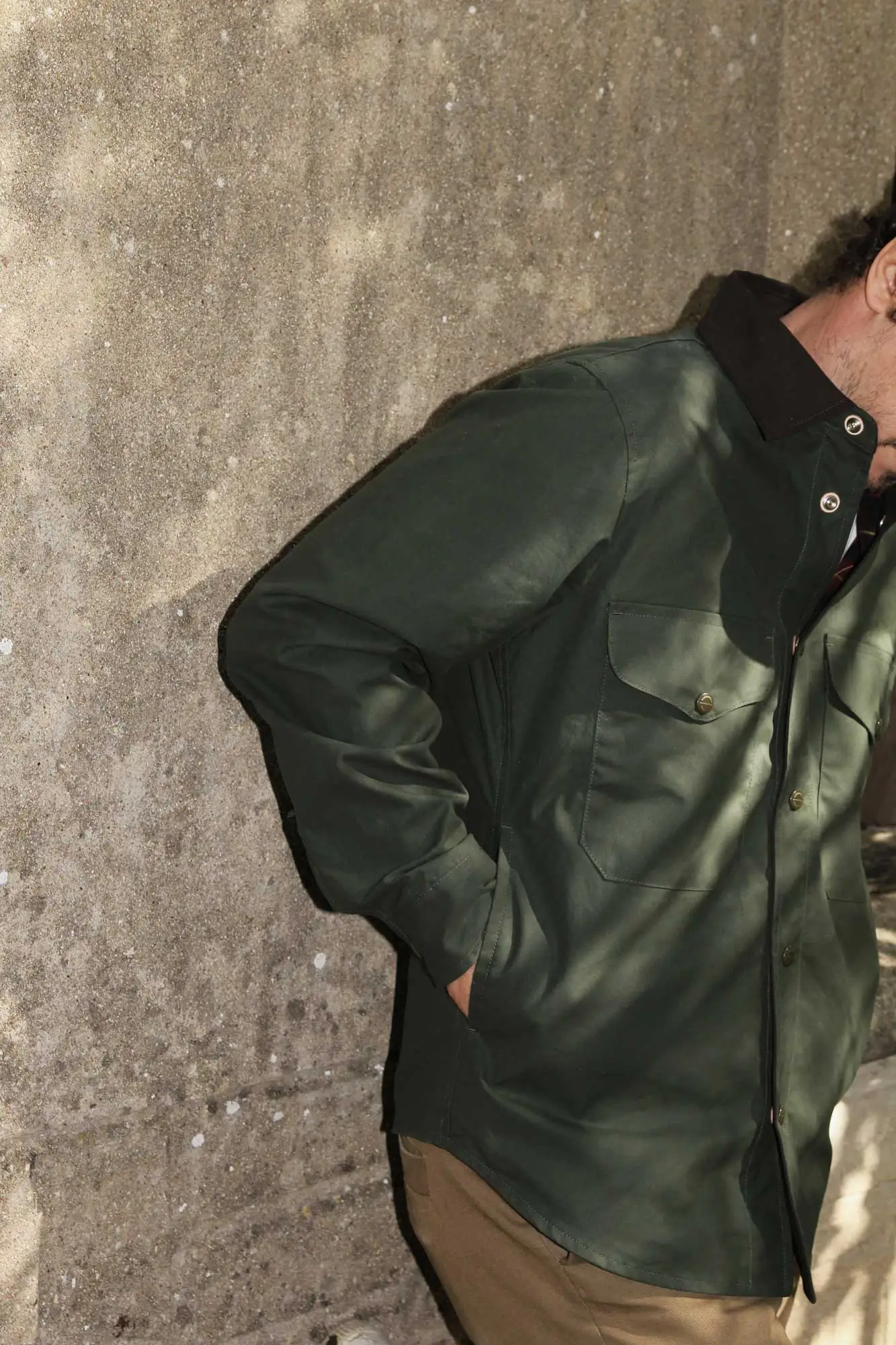 HEAVY SHIRT – Dark green
