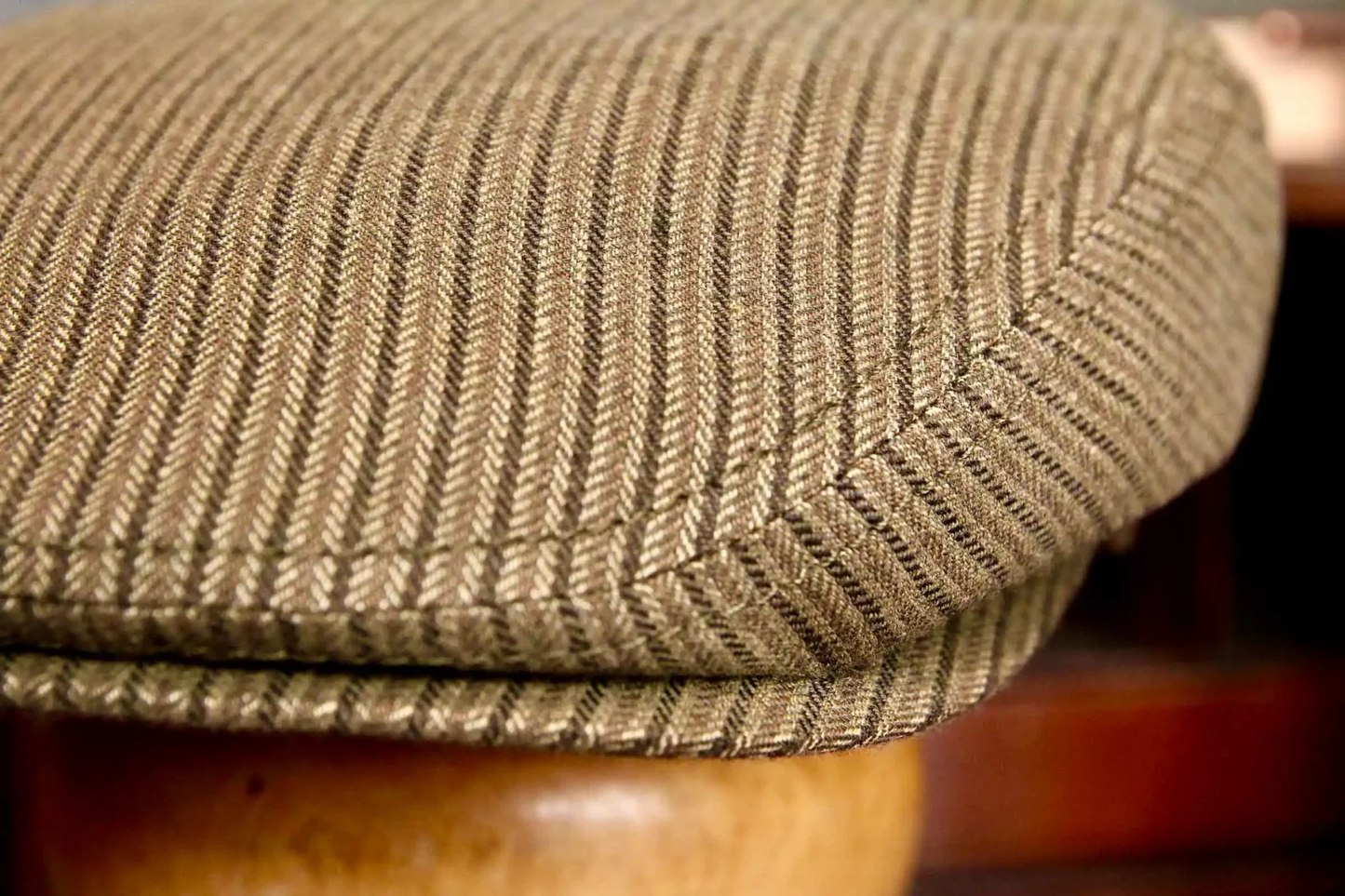 KENT- Coton / Lin – Chevrons line kaki
