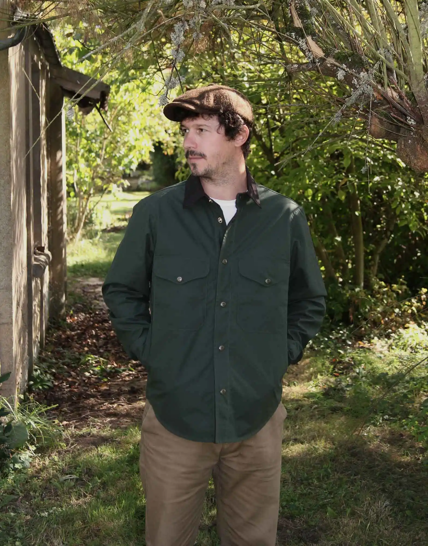 HEAVY SHIRT – Dark green
