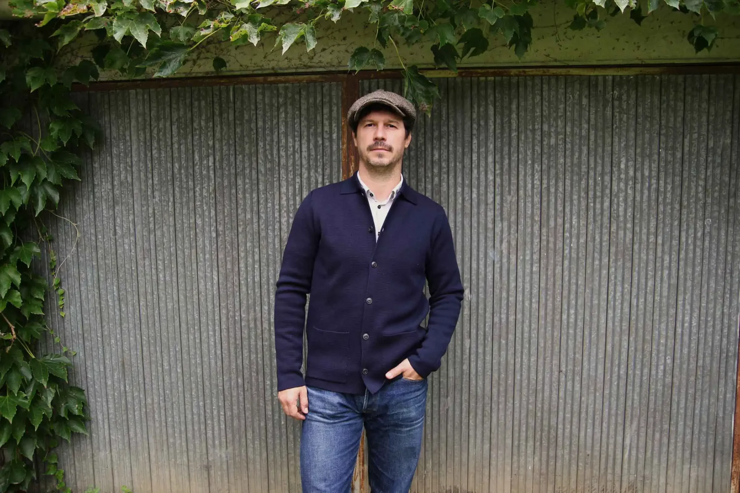 B60 – Button jacket – Marine