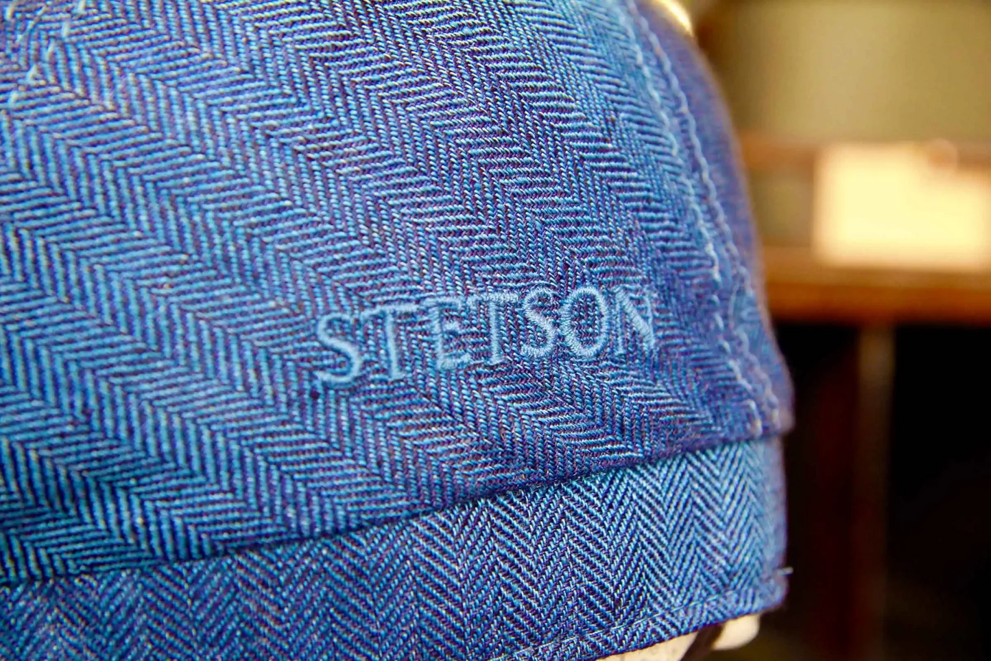 6 PANELS – Lin – Chevrons Bleus