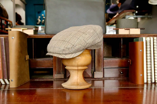 DRIVER- Lin / Laine – Mélange motif beige